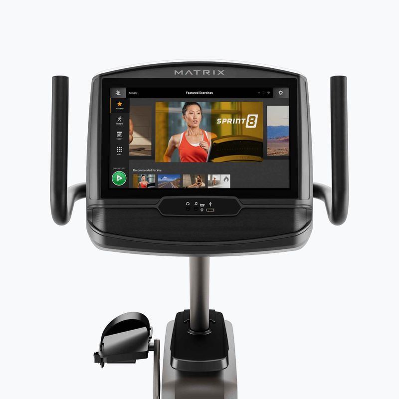 Rower stacjonarny Matrix Fitness Recumbent Bike R30XIR graphite grey 4
