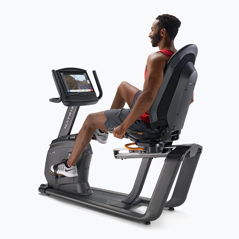 Rower stacjonarny Matrix Fitness Recumbent Bike R50XIR-02 graphite grey 4