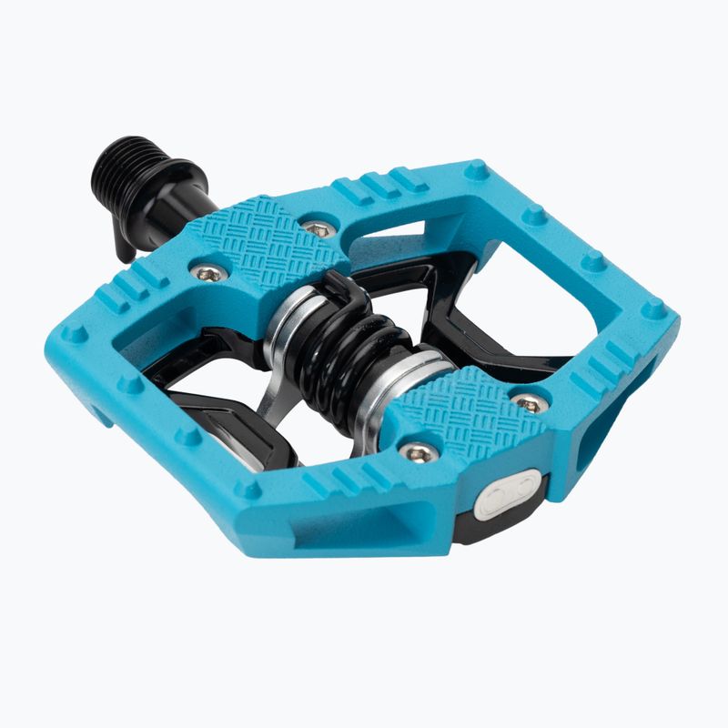 Pedały rowerowe Crankbrothers Double Shot 2 light blue/black 4