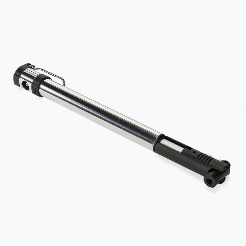 Pompka rowerowa Crankbrothers Klic HV Mini Floor 110 psi silver