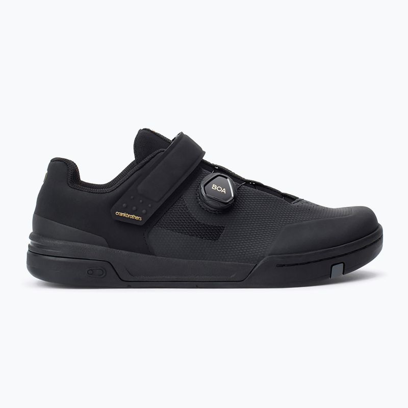 Buty rowerowe platformy Crankbrothers Stamp Boa black/gold/black 11