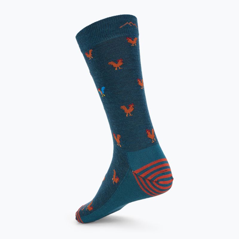 Skarpety męskie Darn Tough Strut Crew dark teal 2