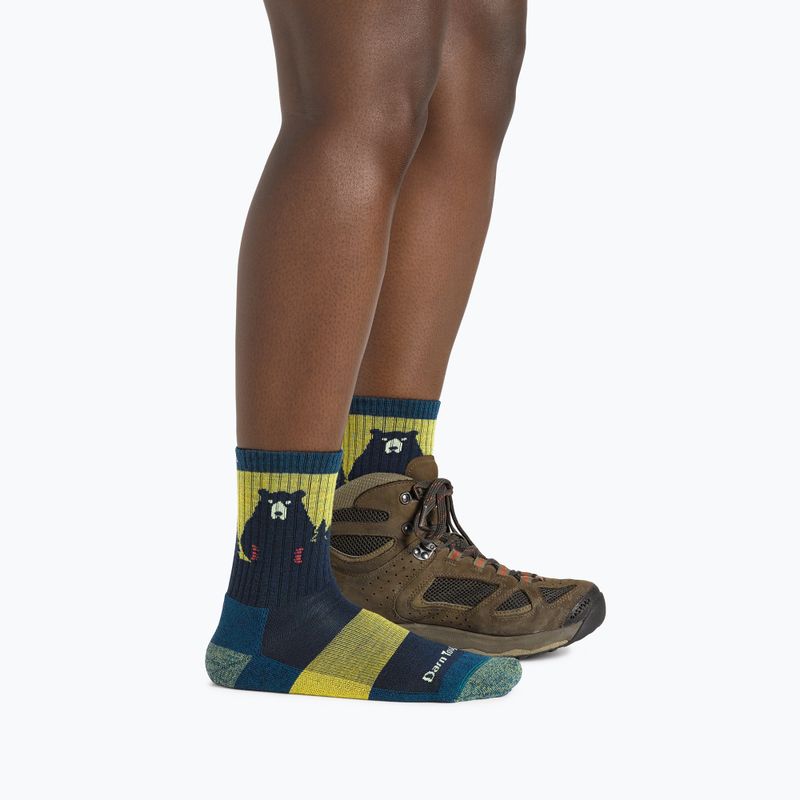 Skarpety damskie Darn Tough Bear Town Micro Crew Cushion dark teal 2