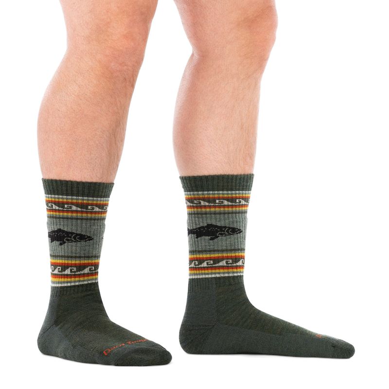 Skarpety męskie Darn Tough VanGrizzle Boot Sock Cushion trout river 2