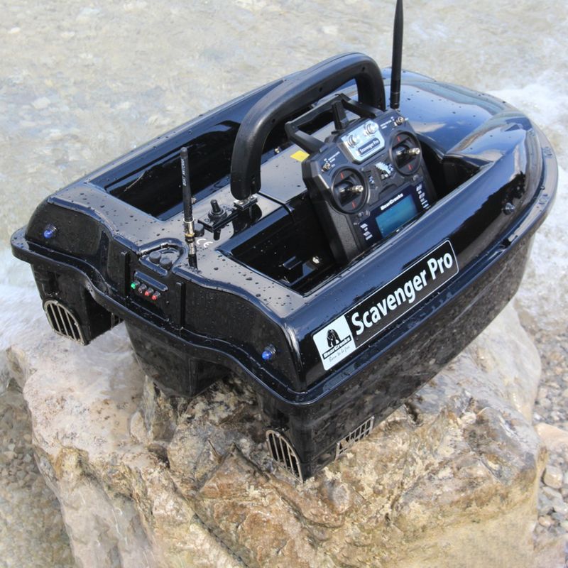 Łódka zanętowa BearCreeks Scavenger Pro + GPS Autopilot System Echosonda BC202 czarna BC.V1.PRO.20 5