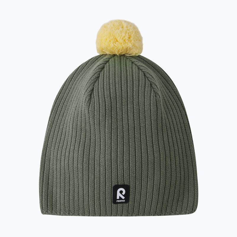 Czapka zimowa dziecięca Reima Koillinen greyish green