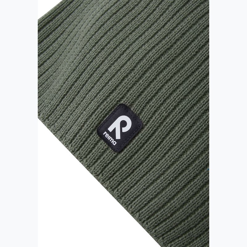 Czapka zimowa dziecięca Reima Koillinen greyish green 3