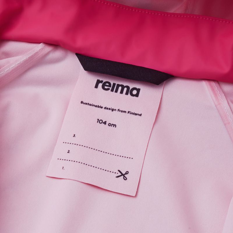 Komplet przeciwdeszczowy dziecięcy Reima Tihku candy pink 5