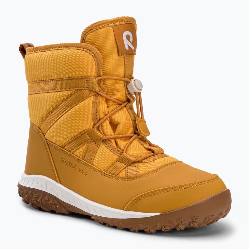Śniegowce dziecięce Reima Myrsky ochre yellow