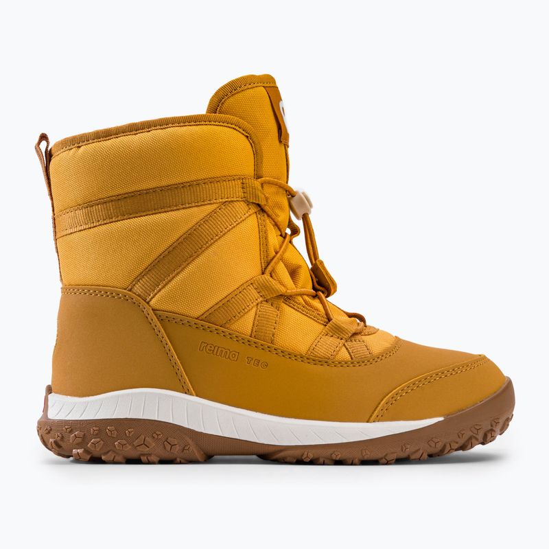Śniegowce dziecięce Reima Myrsky ochre yellow 2