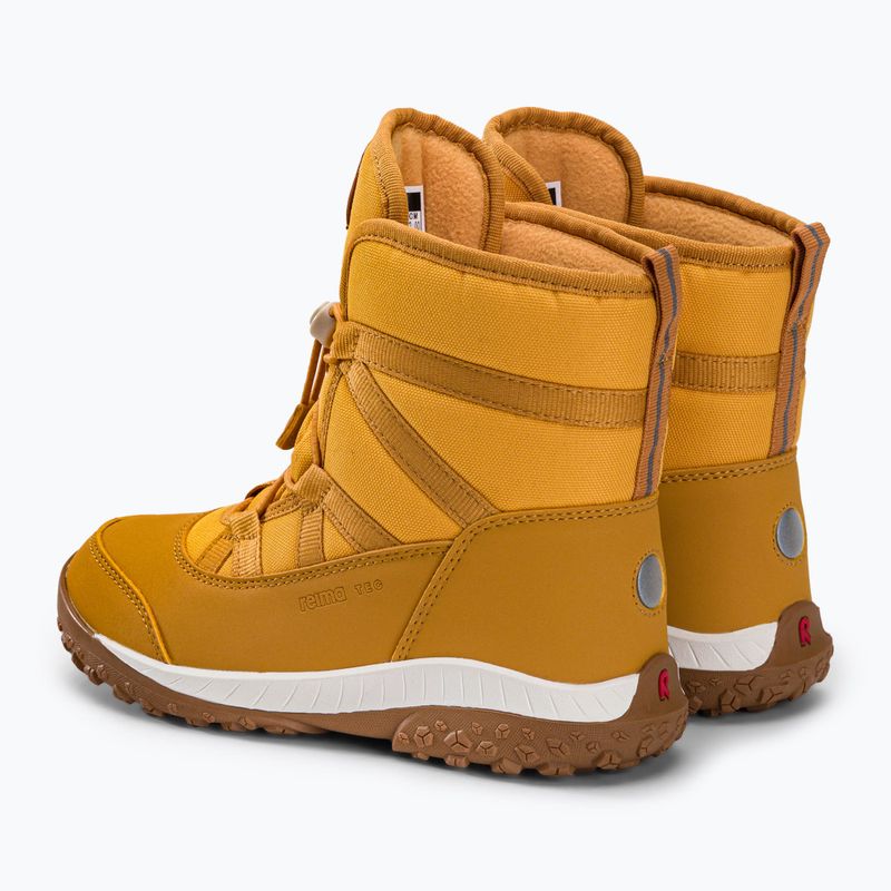 Śniegowce dziecięce Reima Myrsky ochre yellow 3