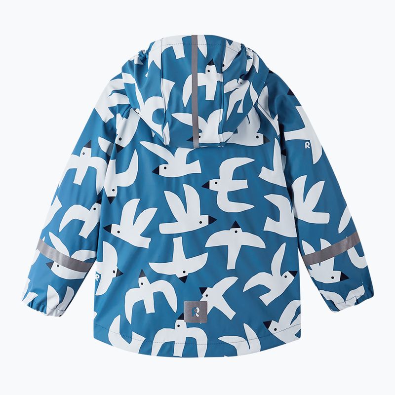 Kurtka przeciwdeszczowa dziecięca Reima Vesi denim blue 5100116B-6981 3