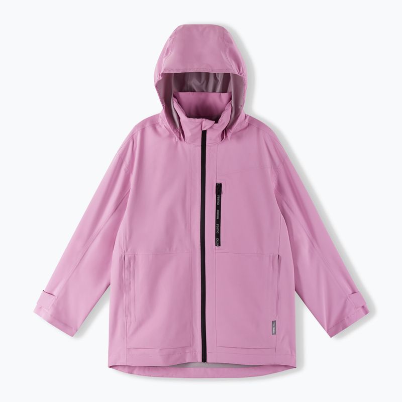 Kurtka przeciwdeszczowa dziecięca Reima Kuhmo classic pink 2