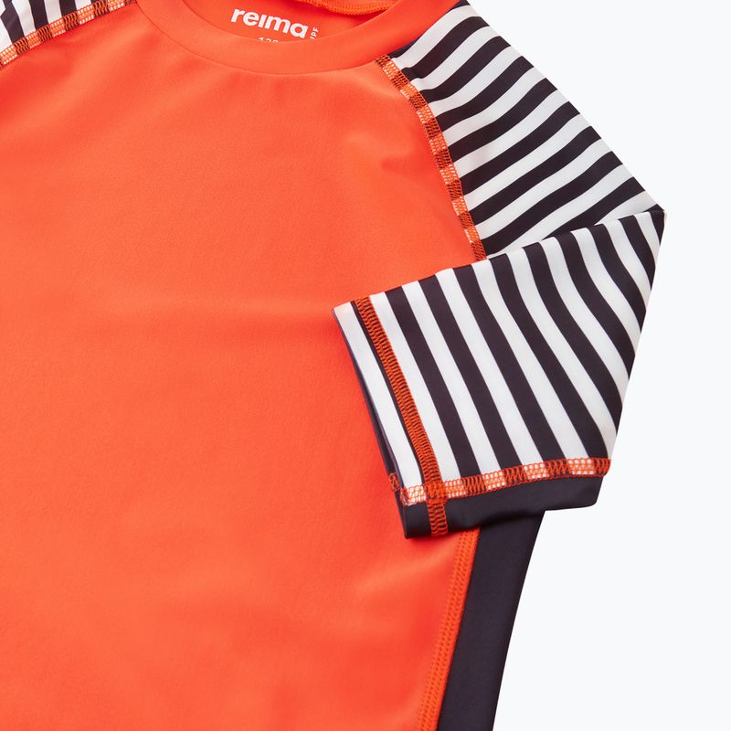 Koszulka do pływania dziecięca Reima Uiva red orange 3