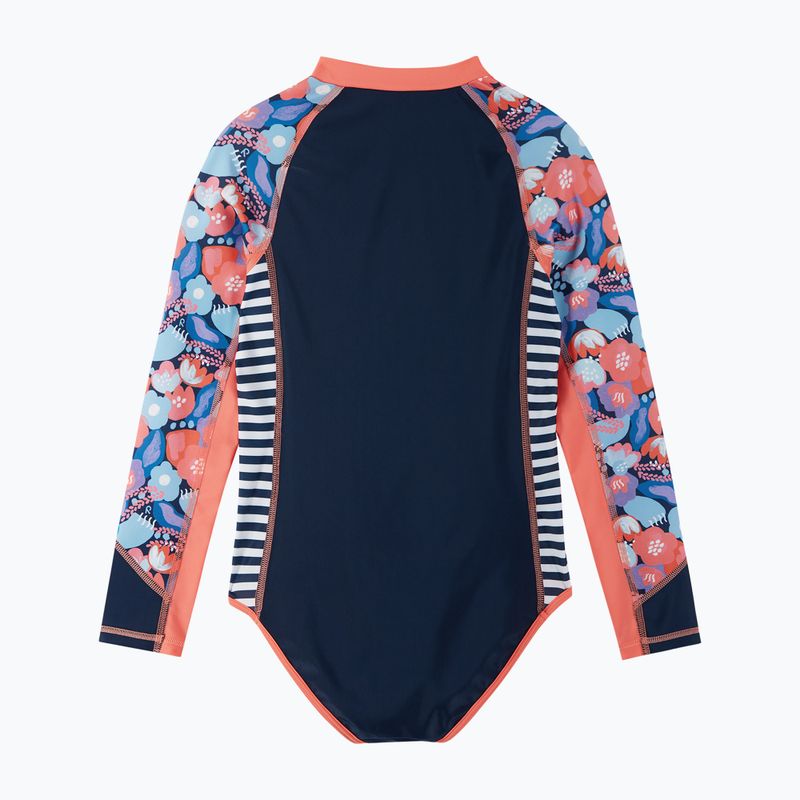 Strój kąpielowy jednoczęsciowy dziecięcy Reima Aalloilla navy 2