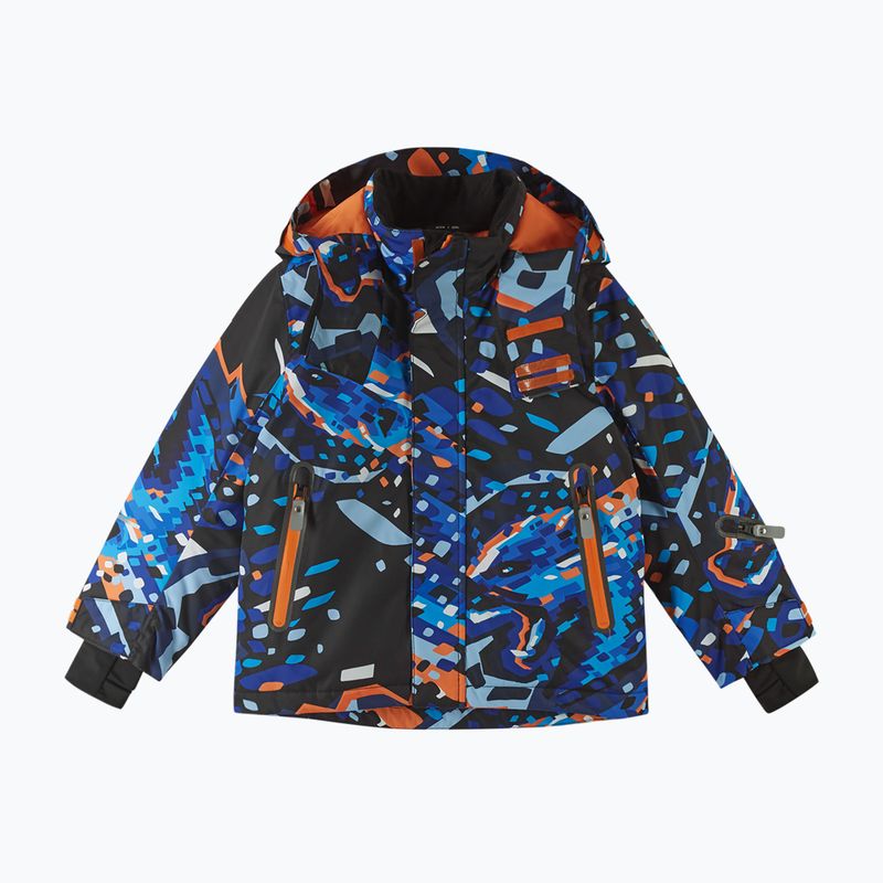 Kurtka narciarska dziecięca Reima Kairala black/blue 2