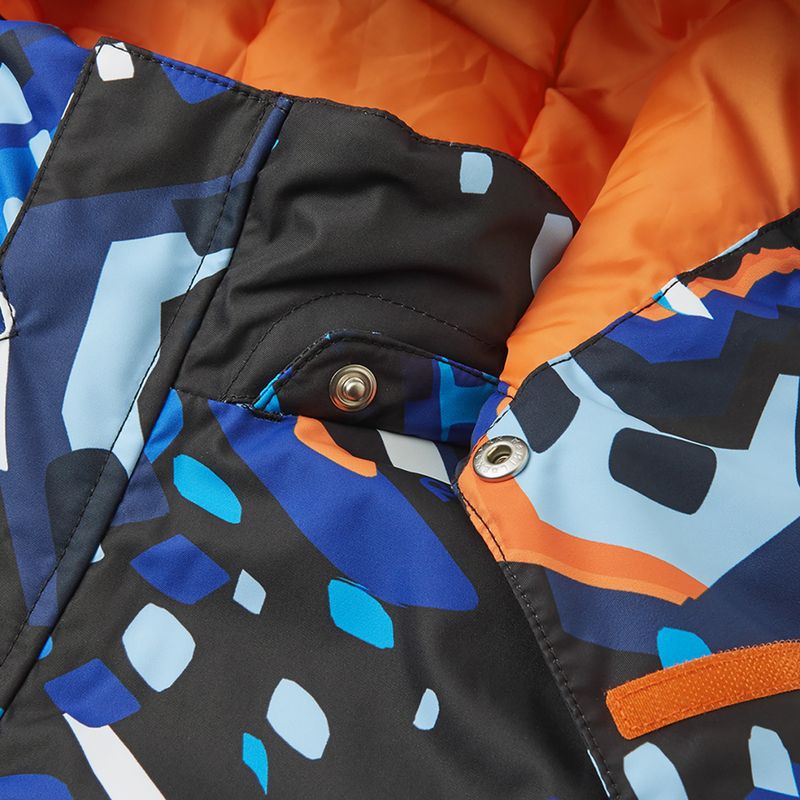 Kurtka narciarska dziecięca Reima Kairala black/blue 9