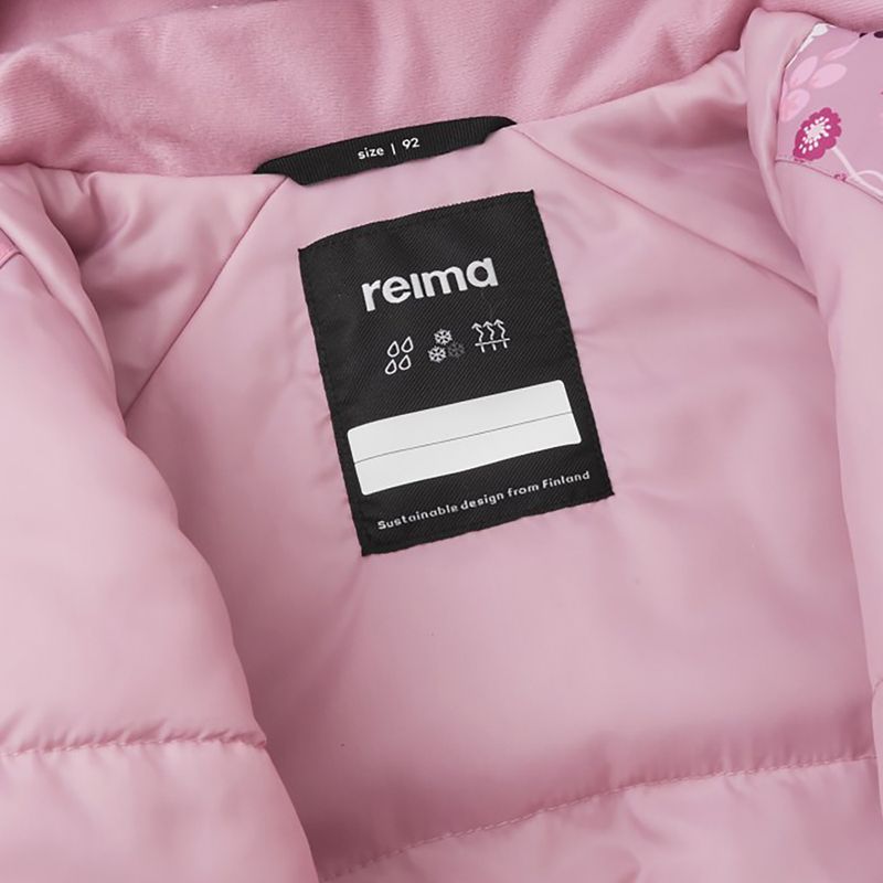Kombinezon narciarski dziecięcy Reima Puhuri grey pink 6
