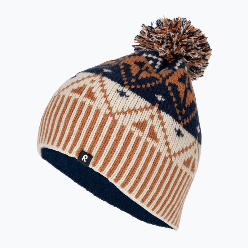 Czapka zimowa dziecięca Reima Pohjoinen navy 5200031A-4700 3