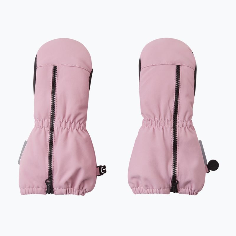 Rękawice narciarskie dziecięce Reima Tepas Mittens grey pink 5