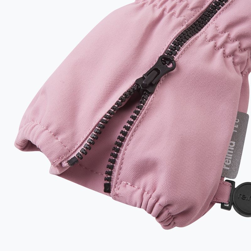 Rękawice narciarskie dziecięce Reima Tepas Mittens grey pink 8