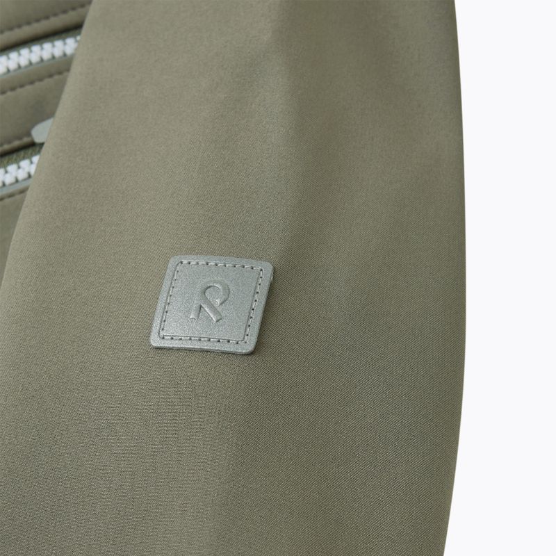 Kurtka softshell dziecięca Reima Vantti greyish green 5