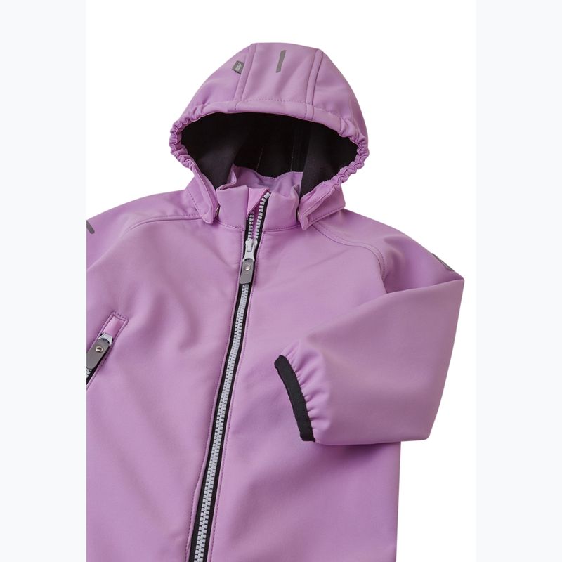 Kombinezon softshell dziecięcy Reima Mjosa lilac pink 4