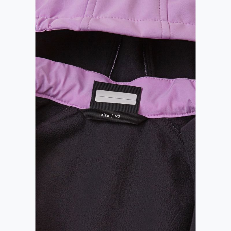 Kombinezon softshell dziecięcy Reima Mjosa lilac pink 6