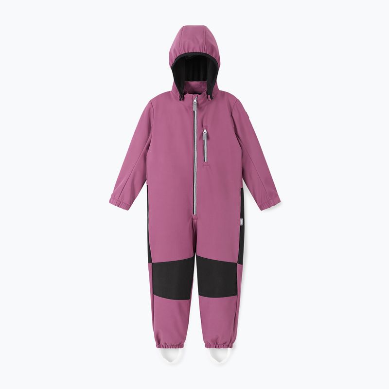 Kombinezon softshell dziecięcy Reima Nurmes red violet