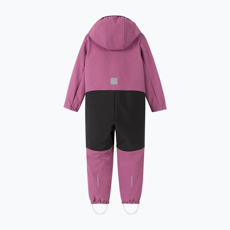 Kombinezon softshell dziecięcy Reima Nurmes red violet 3