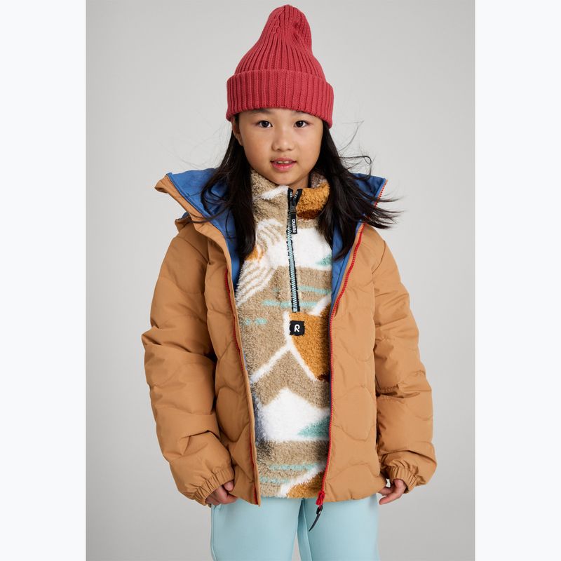 Bluza polarowa dziecięca Reima Turkikas peanut brown 8