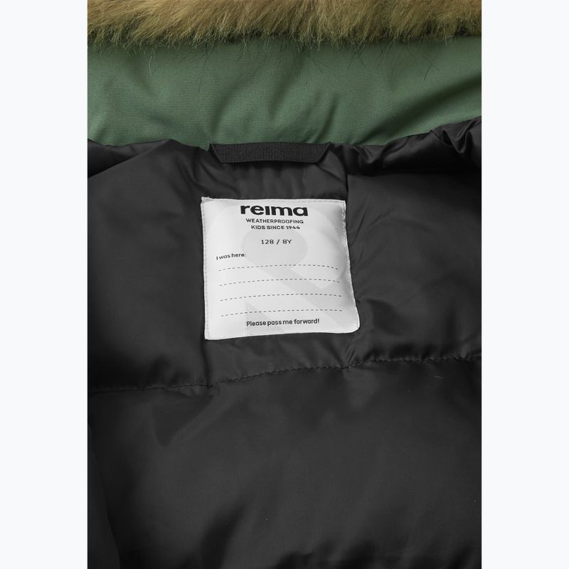 Kurtka zimowa dziecięca Reima Serkkula thyme green 6
