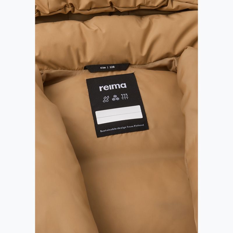 Kurtka puchowa dziecięca Reima Paimio peanut brown 4