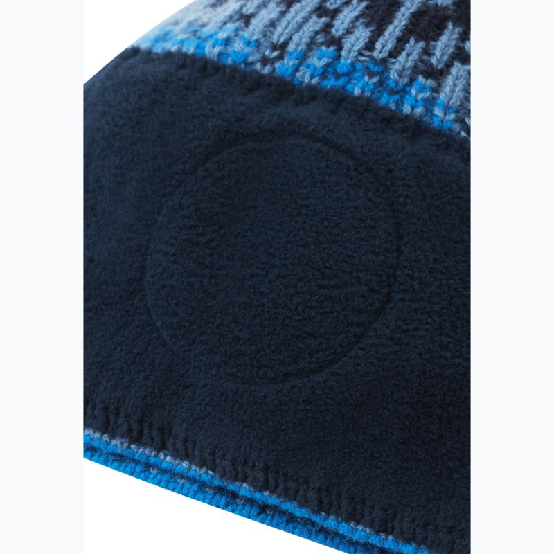 Czapka zimowa dziecięca Reima Pohjoinen navy 5300021B-6982 5