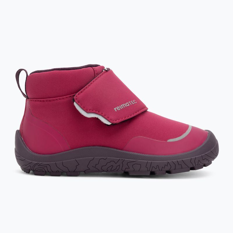 Buty barefoot dziecięce Reima Hyppii cool burgundy 2