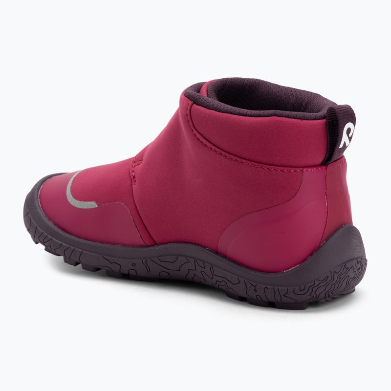 Buty barefoot dziecięce Reima Hyppii cool burgundy 3