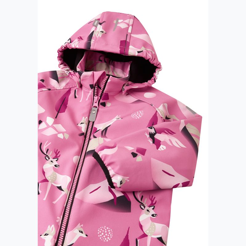 Kombinezon softshell dziecięcy Reima Mjosa soft coral 4