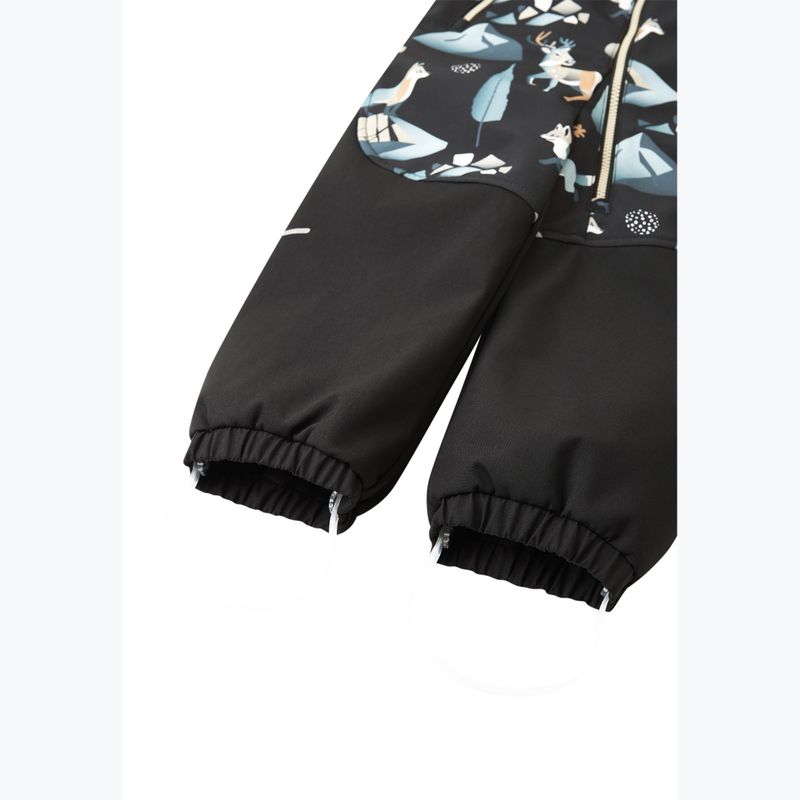 Kombinezon softshell dziecięcy Reima Mjosa black 5