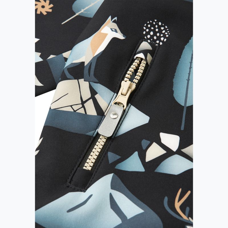 Kombinezon softshell dziecięcy Reima Mjosa black 6