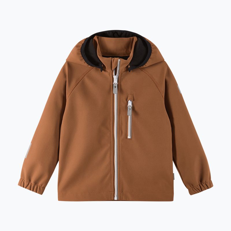 Kurtka softshell dziecięca Reima Vantti cinnamon brown 2
