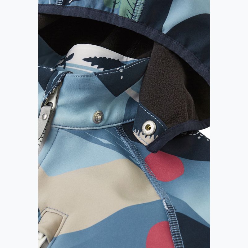 Kurtka softshell dziecięca Reima Vantti blue ocean 5