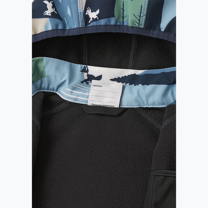 Kurtka softshell dziecięca Reima Vantti blue ocean 6
