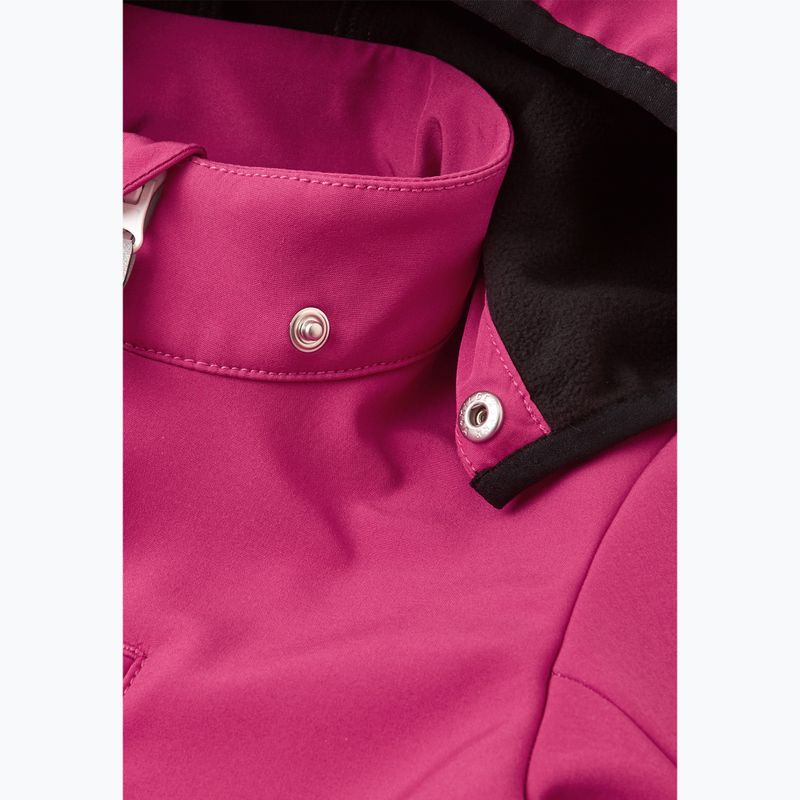Kombinezon softshell dziecięcy Reima Nurmes deeper rosy berry 6