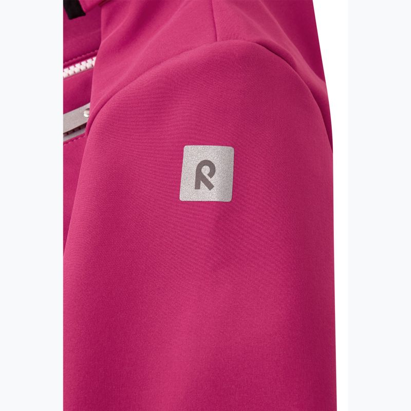 Kombinezon softshell dziecięcy Reima Nurmes deeper rosy berry 7