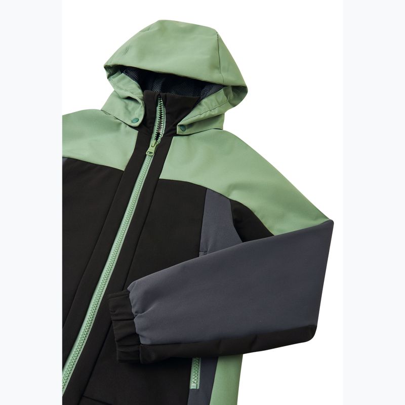 Kurtka hybrydowa dziecięca Reima Vaeltava green clay 4