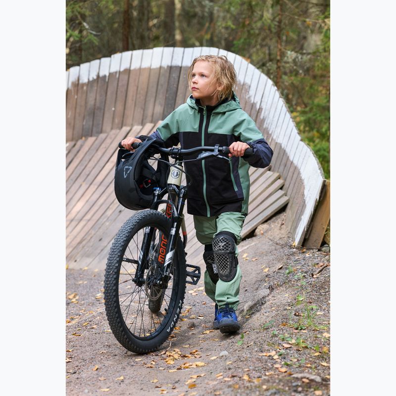 Kurtka hybrydowa dziecięca Reima Vaeltava green clay 12