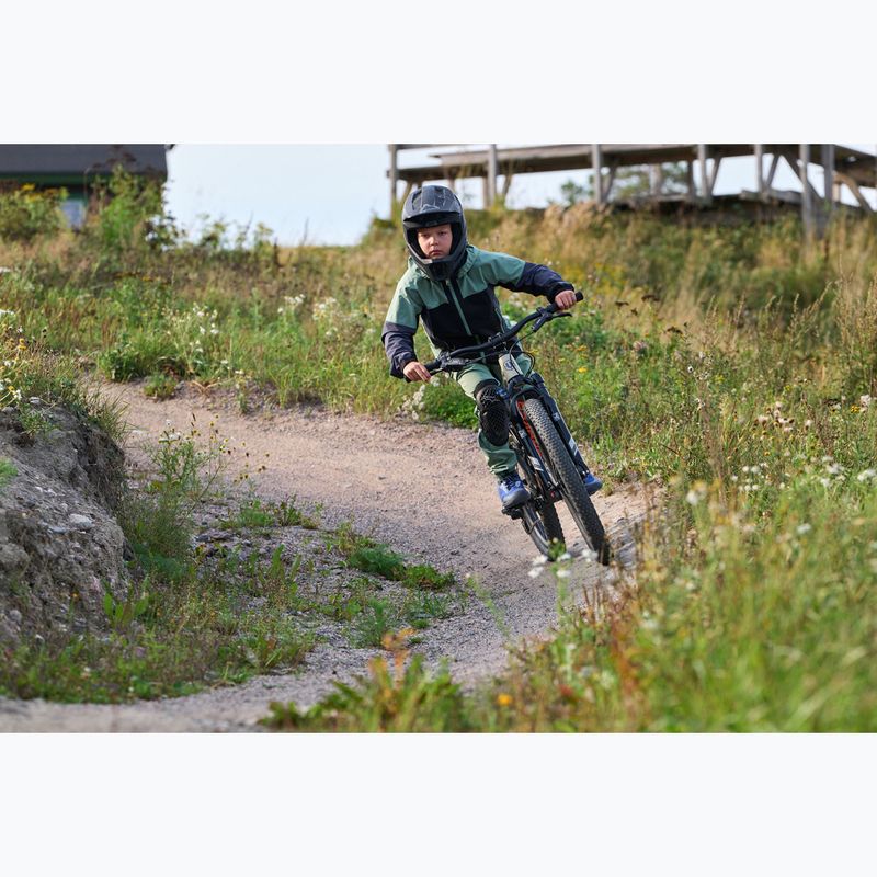 Kurtka hybrydowa dziecięca Reima Vaeltava green clay 13