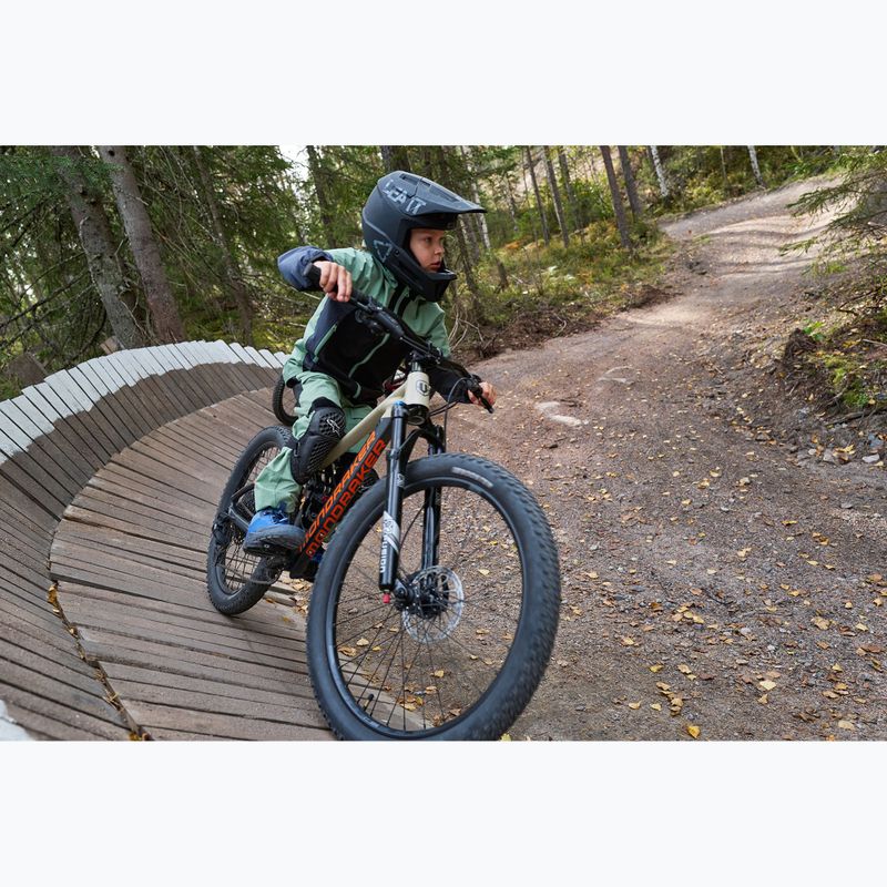 Kurtka hybrydowa dziecięca Reima Vaeltava green clay 14