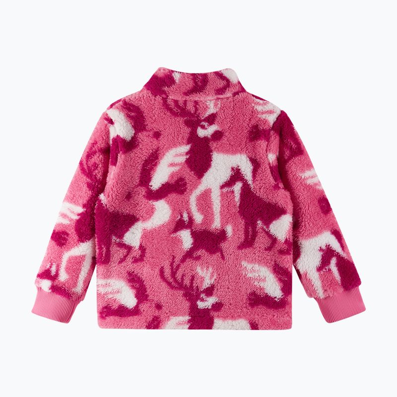 Bluza polarowa dziecięca Reima Turkkinen soft coral 2