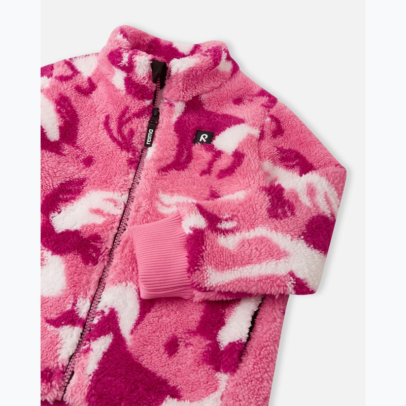 Bluza polarowa dziecięca Reima Turkkinen soft coral 3